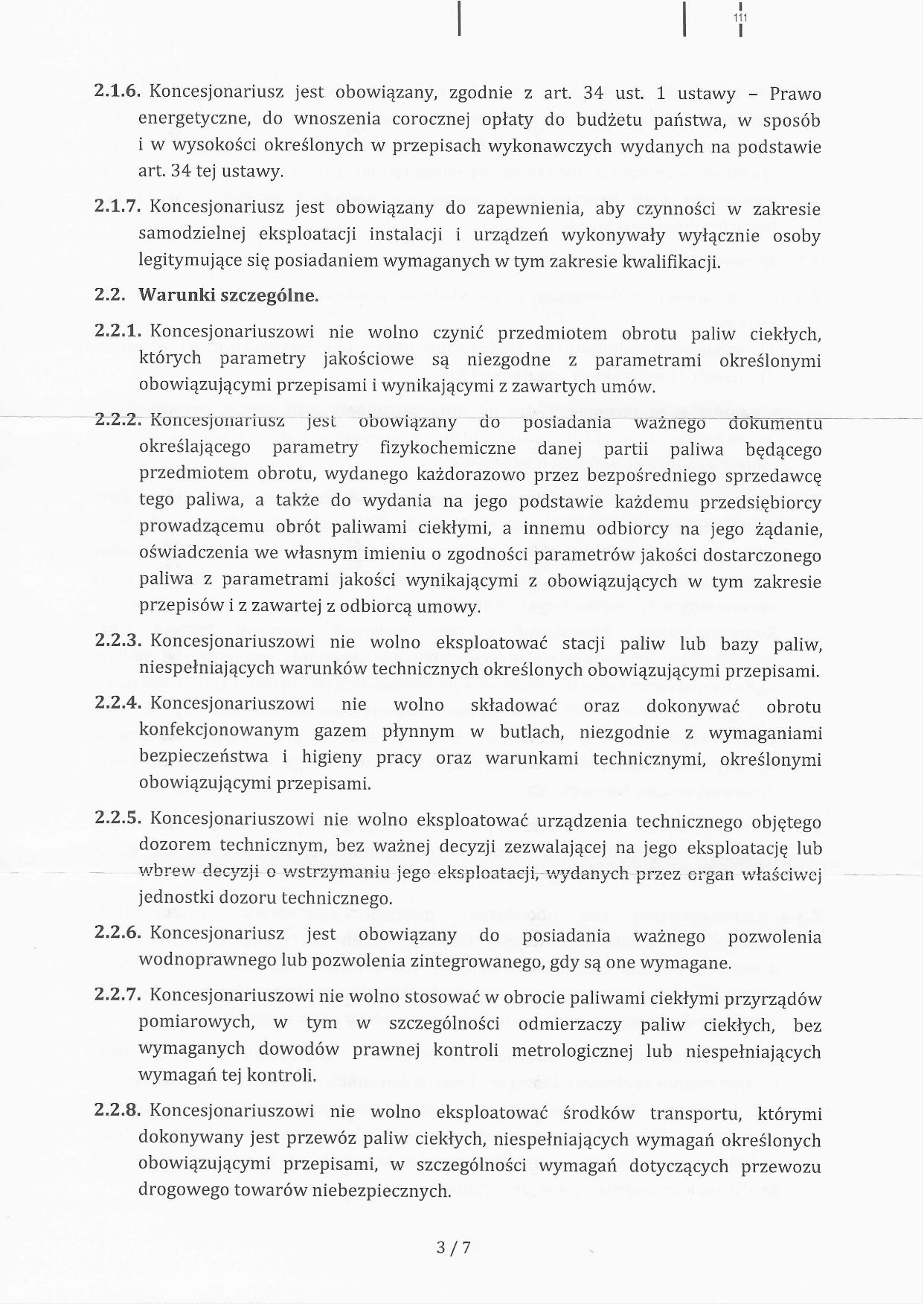 Koncesja URE M-TRANS, strona 3