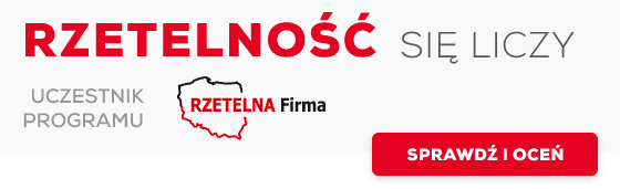 Rzetelność się liczy — uczestnik programu Rzetelna Firma
